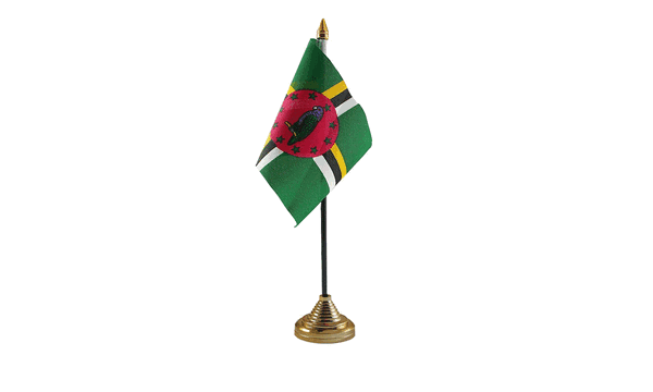 Dominica Table Flags